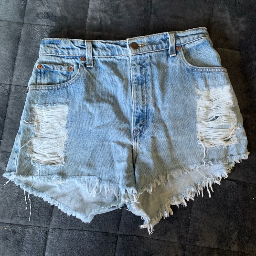 Vintage Levi’s denim cut offs